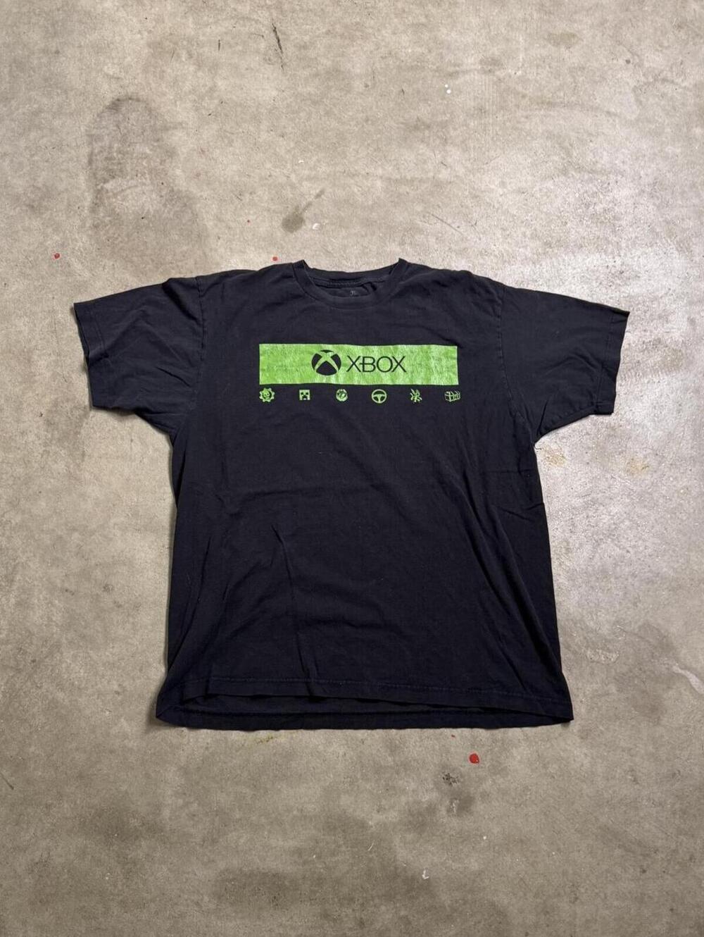 Xbox Logo Gaming Graphic T-Shirt Black XL
